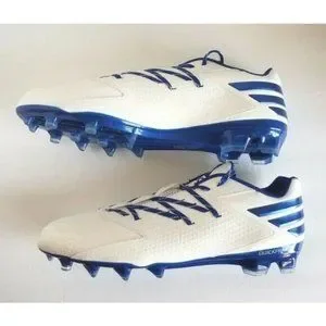 adidas | Shoes | Adidas Mens Carbon Low White Blue Football  display picture 2